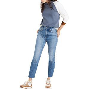 Madewell The Perfect Vintage Ankle Jean in Enmore Wash: Raw-Hem Edition
